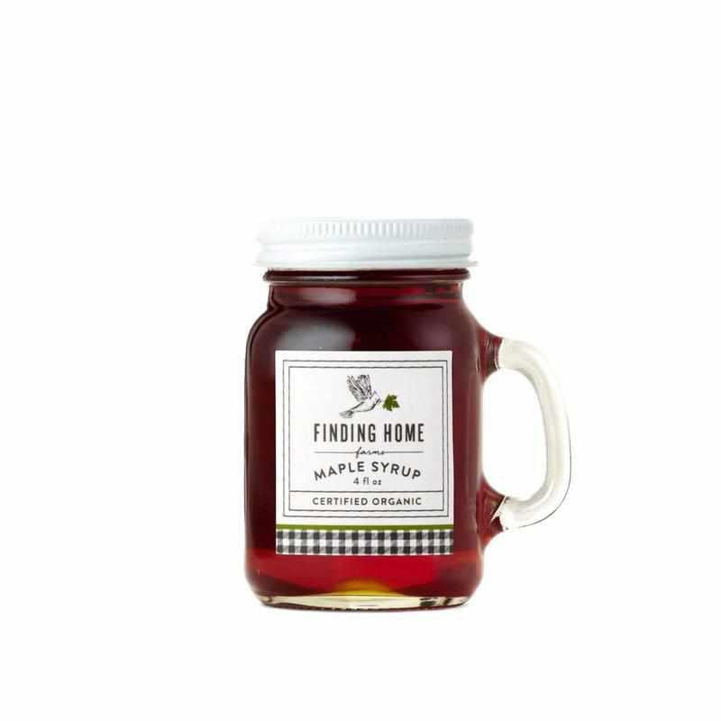 100% Certified Organic Maple Syrup - 4 oz Mason Jar