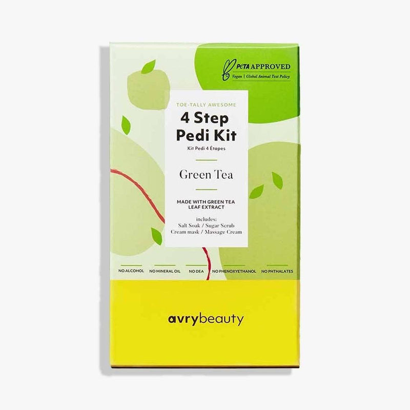 AvryBeauty - Green Tea 4 Step Pedi Kit