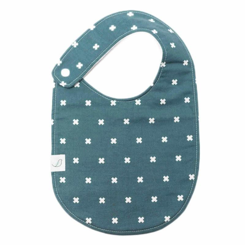 Hemming Birds - Handmade Charlie Snap Bib - Indigo