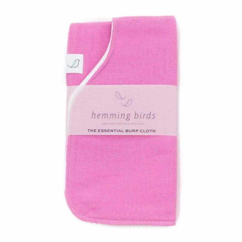 Hemming Birds - The Essential Handmade Burp Cloth - Sweet Petunia