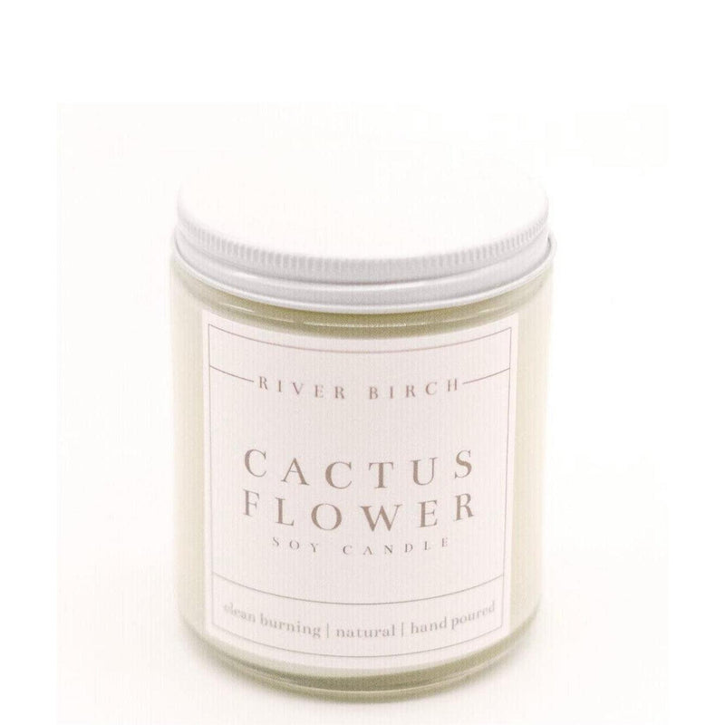 River Birch 8.5oz Cactus Flower Soy Candle
