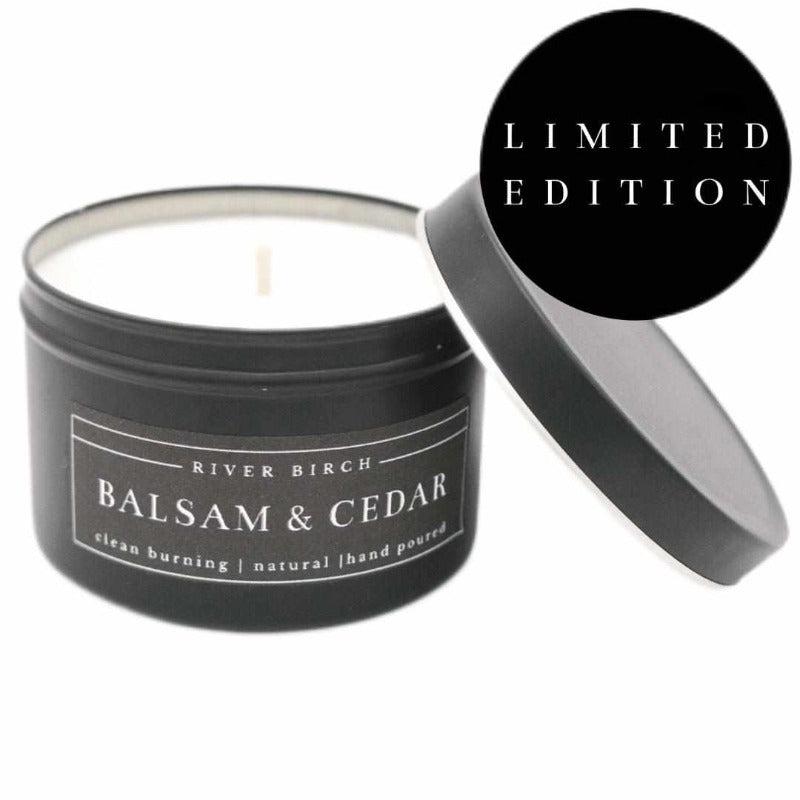 River Birch Candles - 8oz Balsam & Cedar