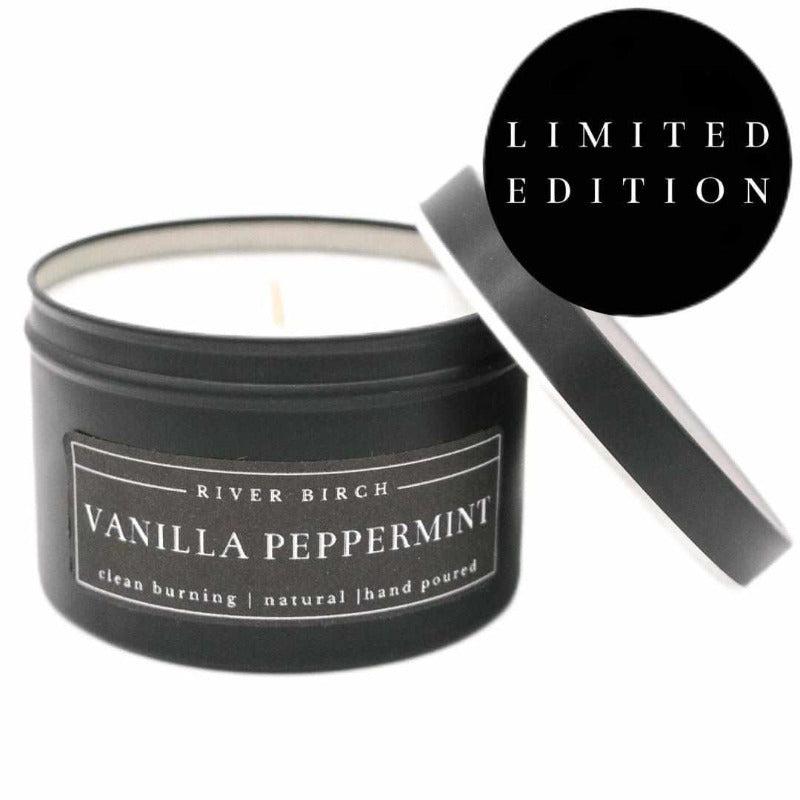 River Birch Candles - 8oz Vanilla Peppermint