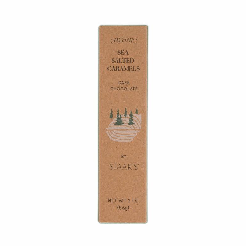 Sjaak's Organic Chocolates - Dark Salted Caramel - 4ct - Holiday