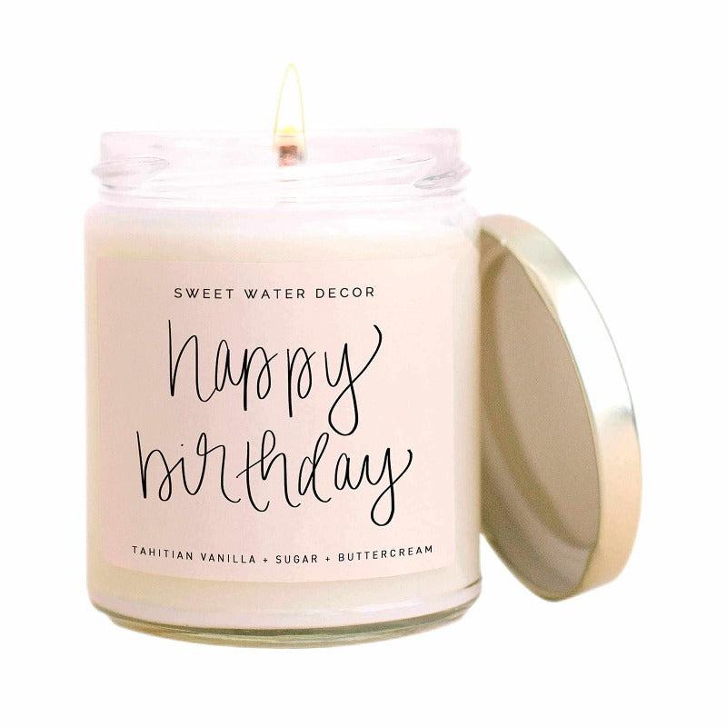 Sweet Water Decor - Happy Birthday Soy Candle