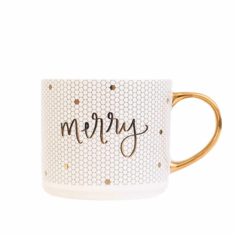 Sweet Water Decor - Merry Tile Coffee Mug