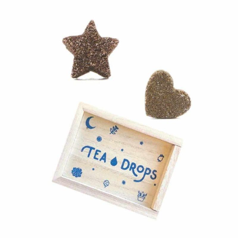 Tea Drops - Tea - Mini Wood Box Chai (Cardamom) Spice & Sweet Peppermint
