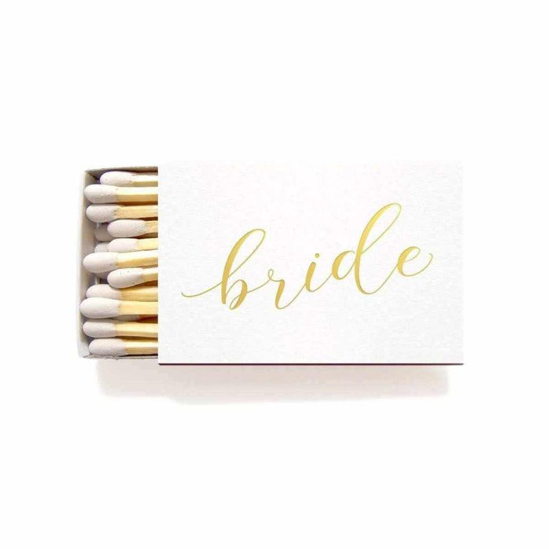 Tea and Becky - Bride Matches Wedding Gift Matchboxes