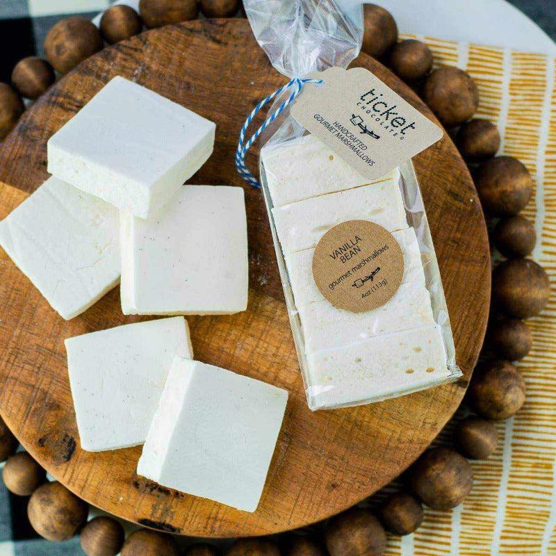 Ticket Chocolate - Hand-Crafted Gourmet Marshmallows-Vanilla Bean Flavor